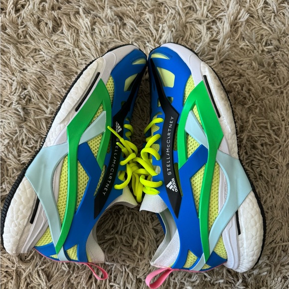 Stella McCartney Kids Blue and Yellow Sneakers - Picture 5 of 6